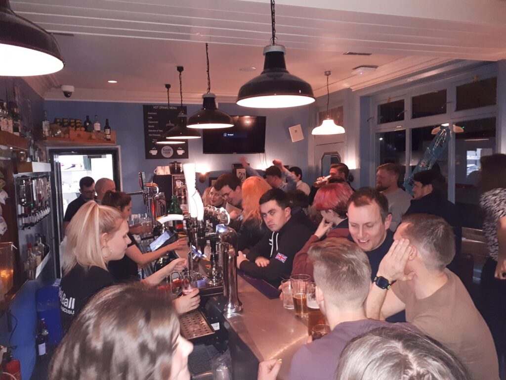 Eagle & Ball crowd